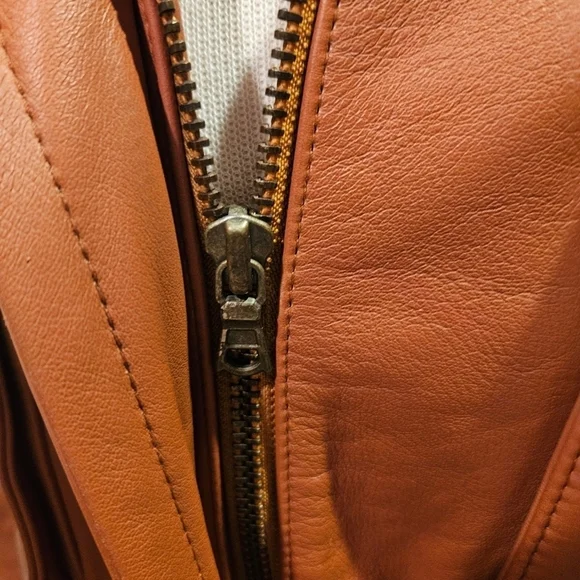 Avanti Congac Heavy Leather Utility Jacket